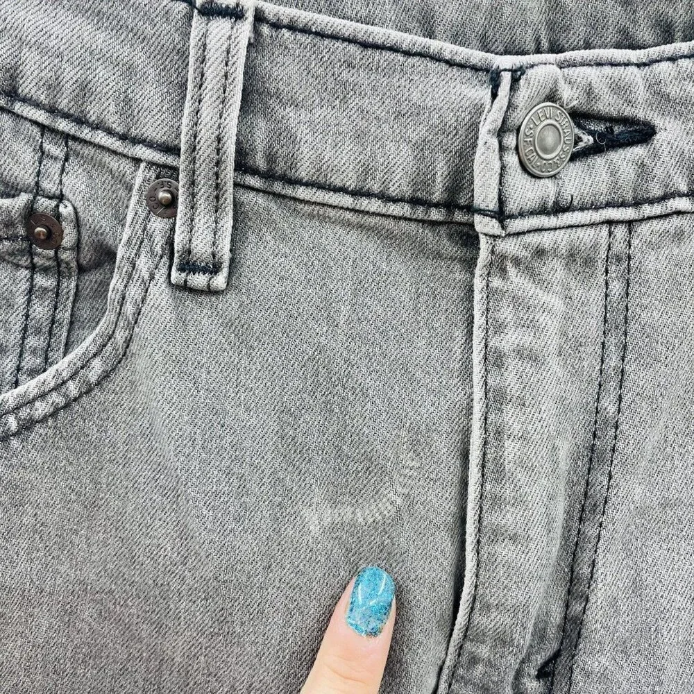 Levi's Mens 32W‎ x 29L 514 Straight Fit Eco Performance Jeans in Clouded Gray